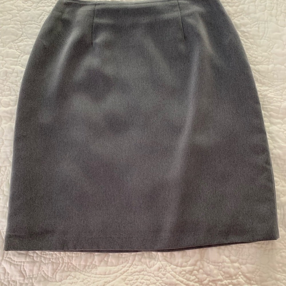 Classic Gray Pencil Skirt